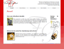 Tablet Screenshot of champagne-fp.com